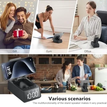 Wireless Bluetooth Speaker with Phone Stand - Ideal Gift