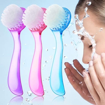 3 Pieces Facial Cleansing Brush Set for Effective Skin Care