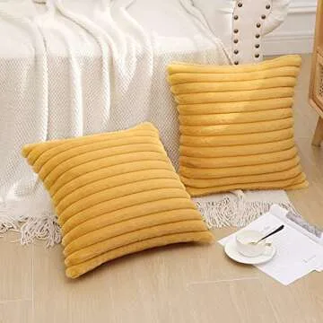 Pallene Luxury Faux Fur Pillow Covers Set of 2