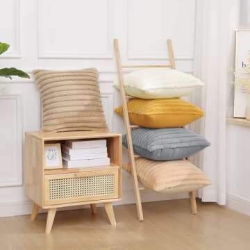 Pallene Luxury Faux Fur Pillow Covers Set of 2