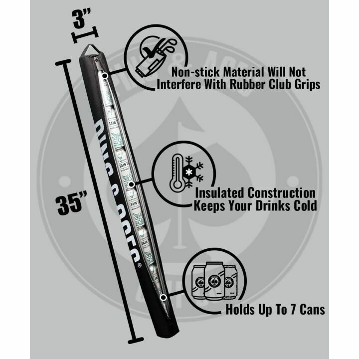 7-Can Insulated Cooler Sleeve for Golf Bags