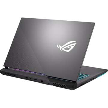 ASUS ROG Strix G17 (2022) Gaming Laptop, 17.3” 144Hz IPS FHD Display, NVIDIA GeForce RTX 3050 GPU, AMD Ryzen 7 6800H Processor, 16GB DDR5 RAM, 512GB SSD, RGB Keyboard, Windows 11, G713RC-RS73