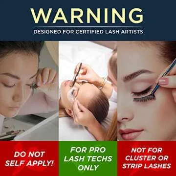 Sensitive Eyelash Extension Glue for Pros – Fast Dry 6 Weeks Retention