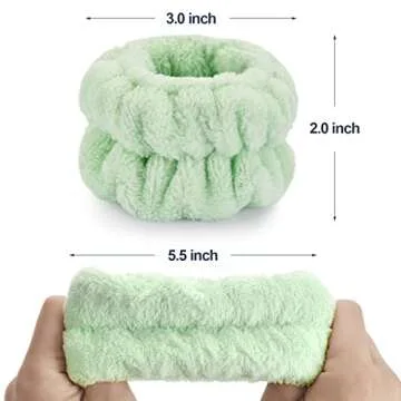 Dorbetar Wrist Bands for Washing Face - Pack of 2