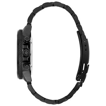 Citizen Men's Eco-Drive Weekender Nighthawk Chronograph Watch in Black IP Stainless Steel, Black Dia...