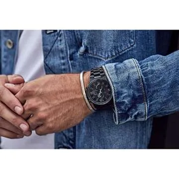 Citizen Men's Eco-Drive Weekender Nighthawk Chronograph Watch in Black IP Stainless Steel, Black Dial (Model: CA0295-58E)