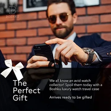 Stylish Leather Watch Roll Travel Case for Any Occasion