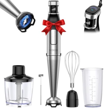 Powerful 1100W KOIOS Immersion Blender - Versatile 5-in-1 Kitchen Tool