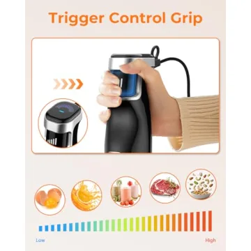 KOIOS 5-in-1 Immersion Blender for Perfect Kitchen Prep