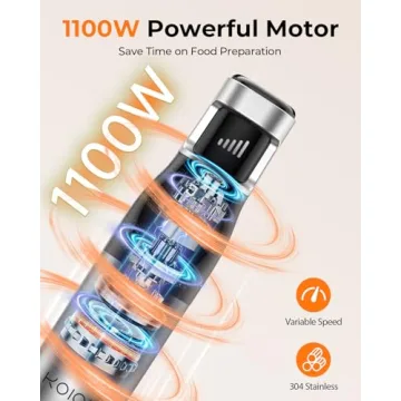 KOIOS 5-in-1 Immersion Blender for Perfect Kitchen Prep