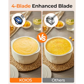 KOIOS 5-in-1 Immersion Blender for Perfect Kitchen Prep