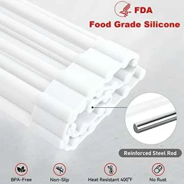 MERRYBOX Roll Up Dish Drying Rack for Space Saving