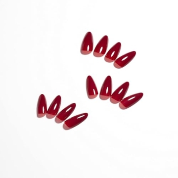 KQueenest Red Press on Nails for Flawless Manicure