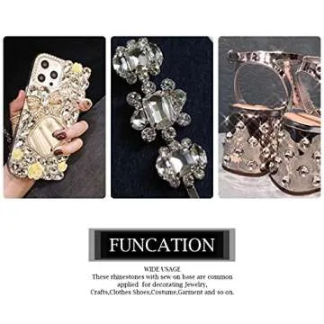 Quality 100 PCS Sew on Rhinestones for Creative Projects