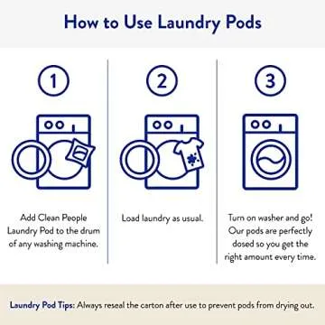 Fragrance Free Hypoallergenic Laundry Pods - Eco-Friendly Detergent