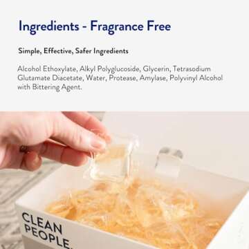 Fragrance Free Hypoallergenic Laundry Pods - Eco-Friendly Detergent