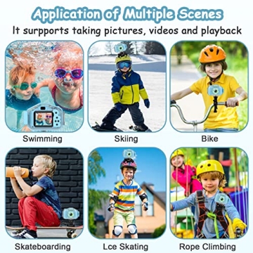 Agoigo Kids Waterproof Camera for Age 3-12 - HD Outdoor Fun