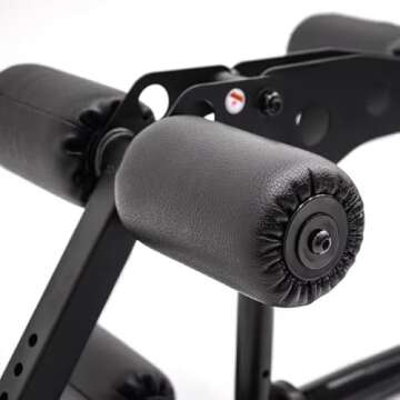 Inspire Fitness Leg Curl/Extension Bench Attachment - Leg Extension Home Gym Attachment - Leg Extension Attachment with Built in Weight Horn