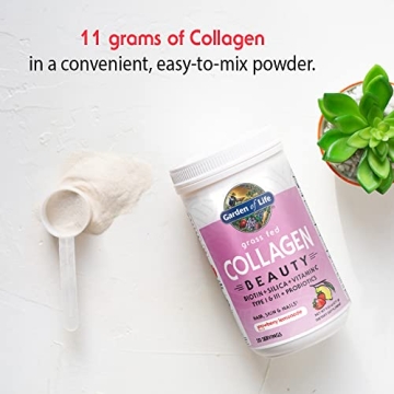 Grass Fed Collagen Beauty Strawberry Lemonade 20 Servings