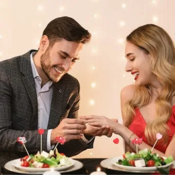 Funtery 200 Pcs Valentine's Day Cocktail Picks for All Occasions