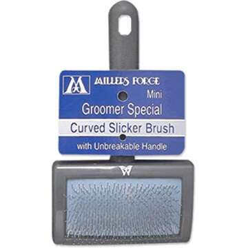 Millers Forge Curved Slicker Brush Mini