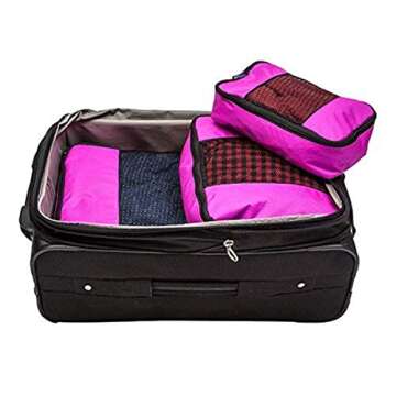 TravelWise Packing Cubes Set for Efficient Travel Organization