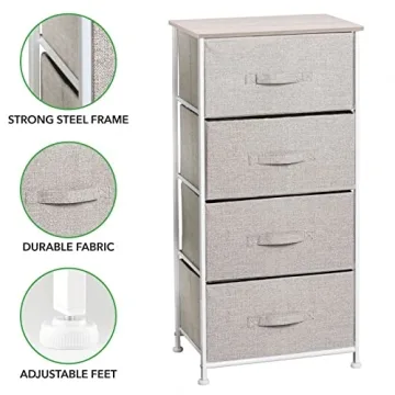 Stylish Tall Dresser Storage Tower for Small Spaces