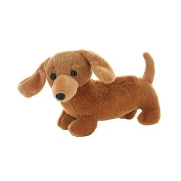 Weiner The Dachshund 8-Inch Plush Toy – Adorable Wiener Dog Stuffed Animal, Soft & Cuddly Puppy Pl...