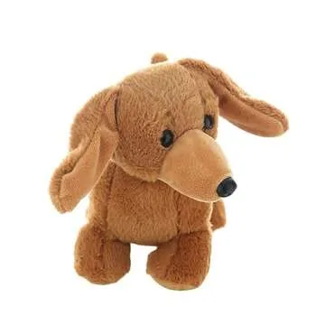 Weiner The Dachshund 8-Inch Plush Toy – Adorable Wiener Dog Stuffed Animal, Soft & Cuddly Puppy Plushie, Realistic Dachshund Gift for Kids & Dog Lovers