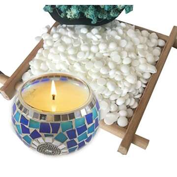Frespersy Ocean Scented Candles Aromatherapy Candle, Home Fragrance Natural Soy Wax, Long Lasting & Stress Relief Decorative Candles, Glass Jar, Candles Gifts for Women (Blue Ocean)