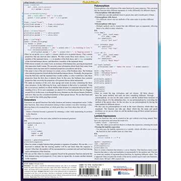 Python Programming Language QuickStudy Laminated Reference Guide