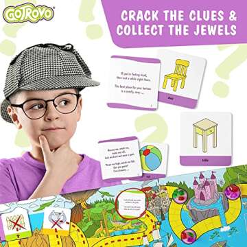 GOTROVO Treasure Hunt Game for Family Fun Ages 4-8