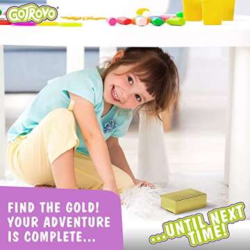 GOTROVO Treasure Hunt Game for Family Fun Ages 4-8