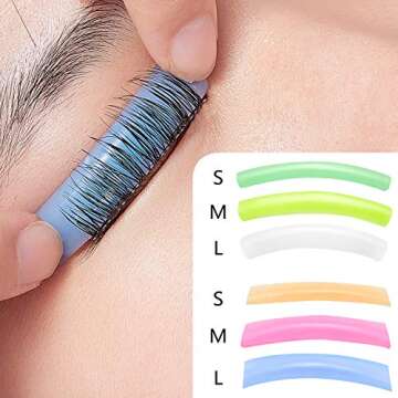 24 Pieces Eyelash Lifting Rods Eyelash Perming Pads Silicone Eyelash Perm Lift Pads Eyelash Curler R...