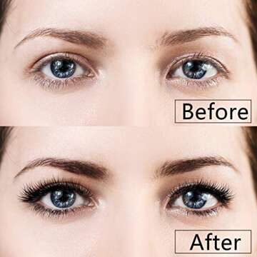 24 Pieces Eyelash Lifting Rods Eyelash Perming Pads Silicone Eyelash Perm Lift Pads Eyelash Curler Refills Pads for Eyelash Lifting (Small, Medium, Large)