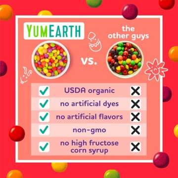 YumEarth Organic Easter Giggles Chewy Candy - Allergy Friendly (Top 9 Free), No Artificial Dyes or Flavors, Non GMO, Gluten Free, Vegan Candy Snacks - 4 Ounce Bag (Pack of 1)