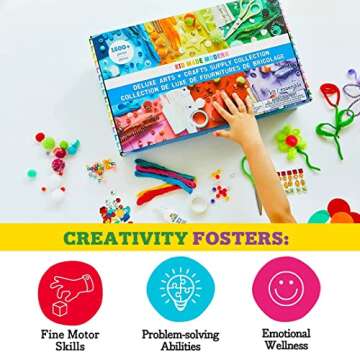 Kid Made Modern Deluxe Arts & Crafts Supply Collection - 1500+ Pieces