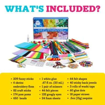 Kid Made Modern Deluxe Arts & Crafts Supply Collection - 1500+ Pieces