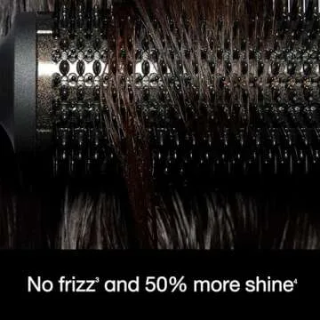 ghd Duet Blowdry-Hair Dryer Brush-Wet to Blow Dried with No Heat Damage, 3X More Volume, 24hr Long Lasting Results, Blow Dry with No Fizz, 50% More Shine - White