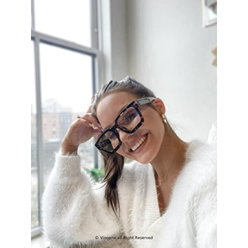 Stylish Blue Light Blocking Glasses for Eye Protection by VISOONE