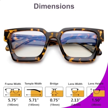 Stylish Blue Light Blocking Glasses for Eye Protection by VISOONE