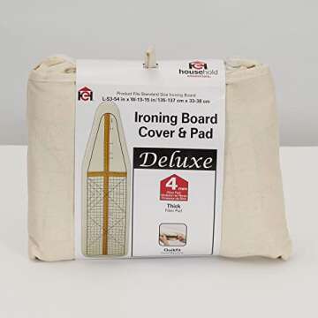 Deluxe Ironing Board Pad and Cover for Sewing Lovers