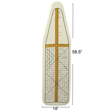 Deluxe Ironing Board Pad and Cover for Sewing Lovers