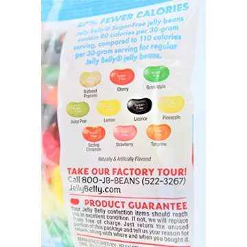 Jelly Belly Sugar Free Assorted Flavor Jelly Beans 2.8 oz Bag (3 Pack)