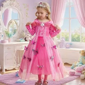 iTVTi Girls Princess Dress for Ages 2-3 - Perfect Party Costume