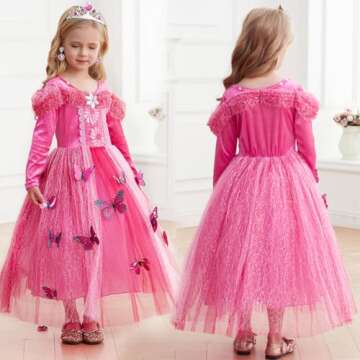 iTVTi Girls Princess Dress for Ages 2-3 - Perfect Party Costume