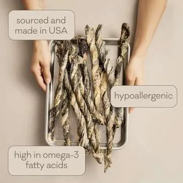 Polkadog Cod Skins Treats for Dogs - Healthy Crunchy Snack