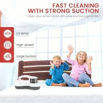 XIEYUZEUS Bed Vacuum Cleaner with Powerful Suction