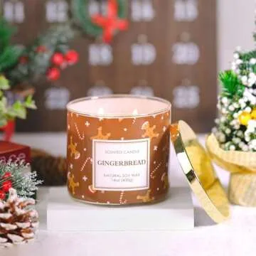 Christmas Gingerbread Candle for Festive Celebrations