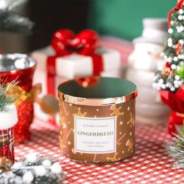 Christmas Gingerbread Candle for Festive Celebrations